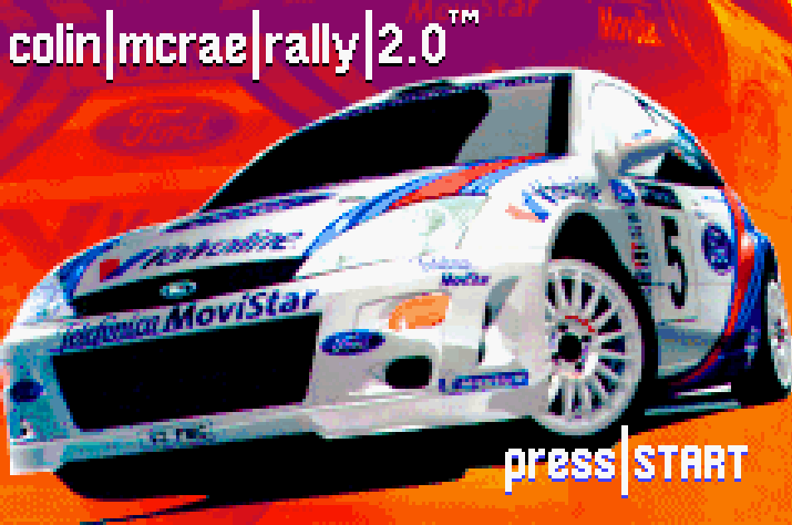 Colin McRae Rally 2.0 Title Screen